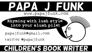 Papa J Funk Old Business Card