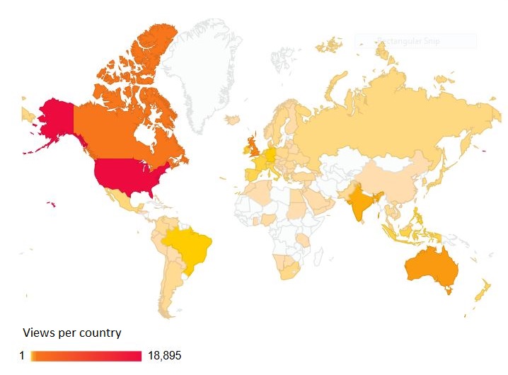 World Map for Writers' Rumpus