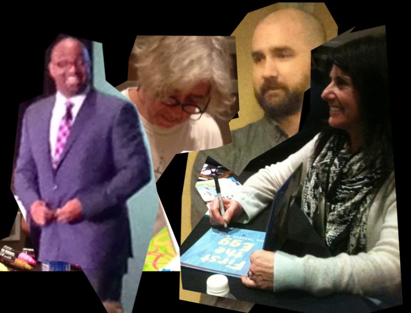 Kwame Alexander, Herve Tullet, Peter Brown and Laura Vaccaro Seeger at SCBWI 2015 Winter Conference