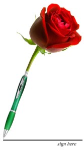 contract rose pen