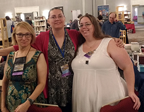 Morven Westfield, Dianna Sanchez, and T.J. Wooldridge at Readercon 2017