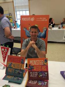 Paulatbookfairwithmonsterbks