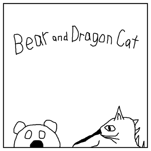 Book Cover, Bear and Dragon Cat