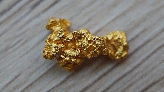 Image of a gold nugget